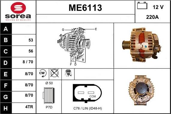 Sera ME6113 - Laturi inparts.fi