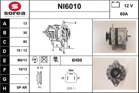 Sera NI6010 - Laturi inparts.fi