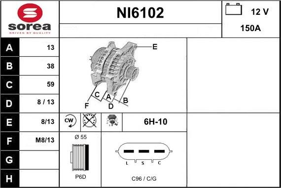 Sera NI6102 - Laturi inparts.fi