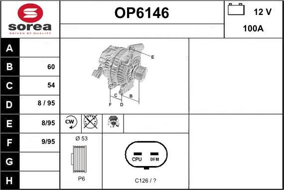 Sera OP6146 - Laturi inparts.fi