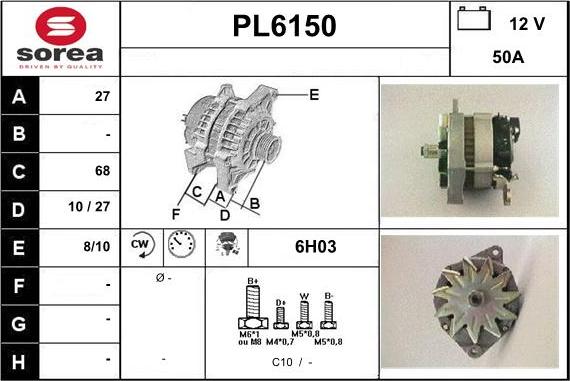 Sera PL6150 - Laturi inparts.fi