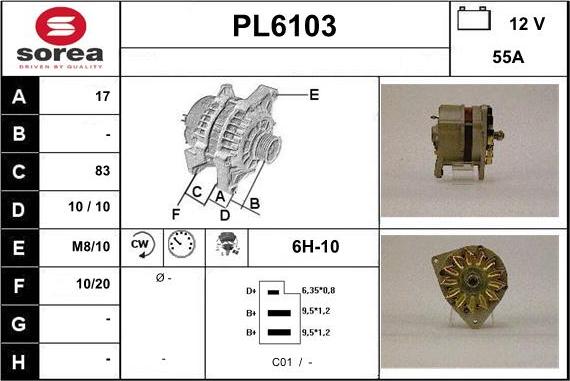 Sera PL6103 - Laturi inparts.fi