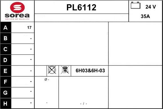 Sera PL6112 - Laturi inparts.fi