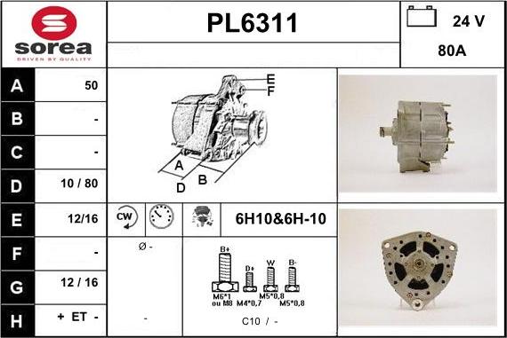 Sera PL6311 - Laturi inparts.fi