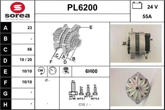 Sera PL6200 - Laturi inparts.fi