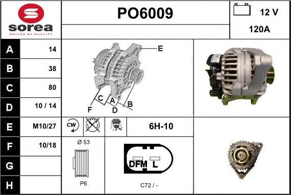 Sera PO6009 - Laturi inparts.fi