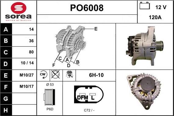 Sera PO6008 - Laturi inparts.fi