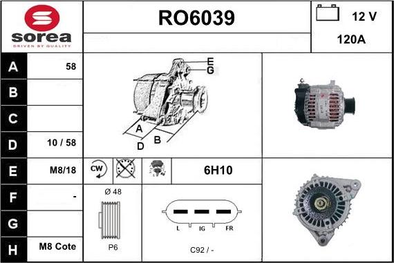 Sera RO6039 - Laturi inparts.fi