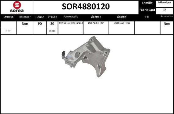 Sera SOR4880120 - Hydrauliikkapumppu, ohjaus inparts.fi