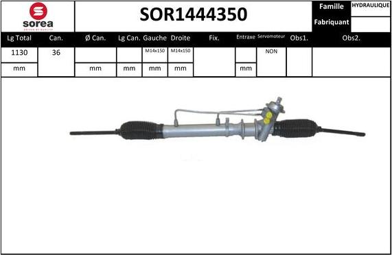 Sera SOR1444350 - Ohjausvaihde inparts.fi