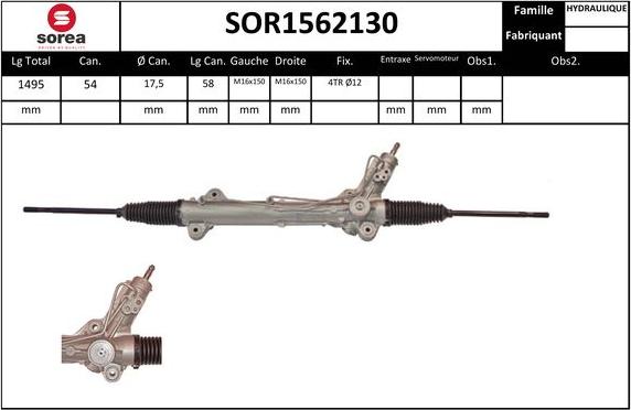 Sera SOR1562130 - Ohjausvaihde inparts.fi