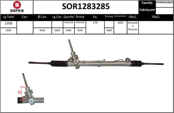 Sera SOR1283285 - Ohjausvaihde inparts.fi