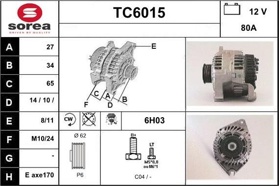 Sera TC6015 - Laturi inparts.fi