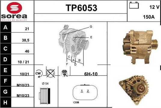 Sera TP6053 - Laturi inparts.fi