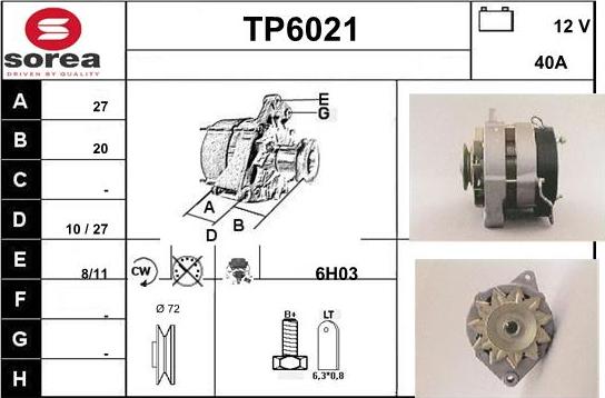 Sera TP6021 - Laturi inparts.fi