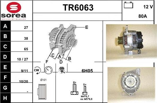 Sera TR6063 - Laturi inparts.fi