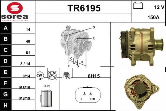 Sera TR6195 - Laturi inparts.fi