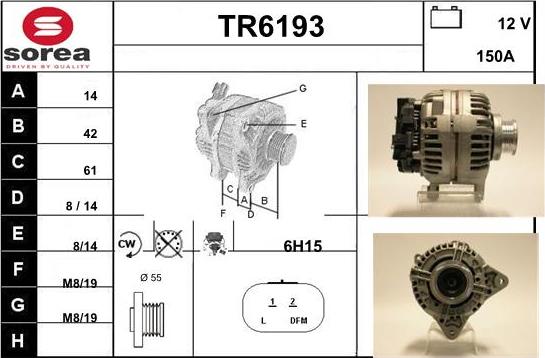 Sera TR6193 - Laturi inparts.fi