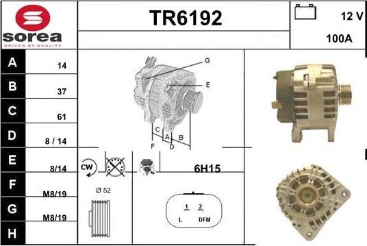 Sera TR6192 - Laturi inparts.fi