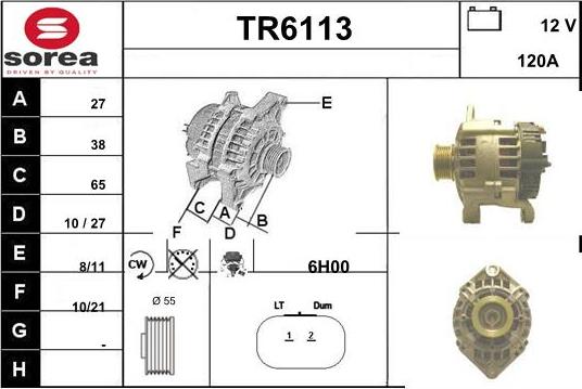 Sera TR6113 - Laturi inparts.fi