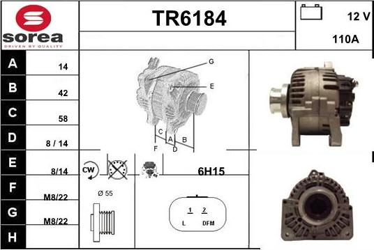 Sera TR6184 - Laturi inparts.fi