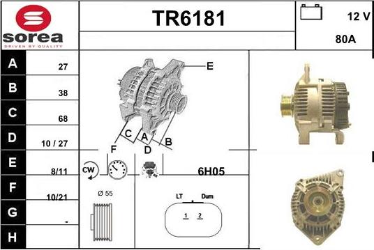 Sera TR6181 - Laturi inparts.fi