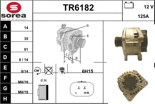 Sera TR6182 - Laturi inparts.fi