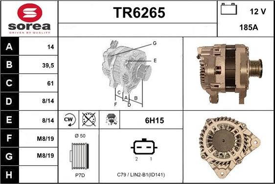 Sera TR6265 - Laturi inparts.fi