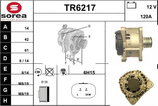 Sera TR6217 - Laturi inparts.fi