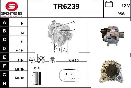 Sera TR6239 - Laturi inparts.fi