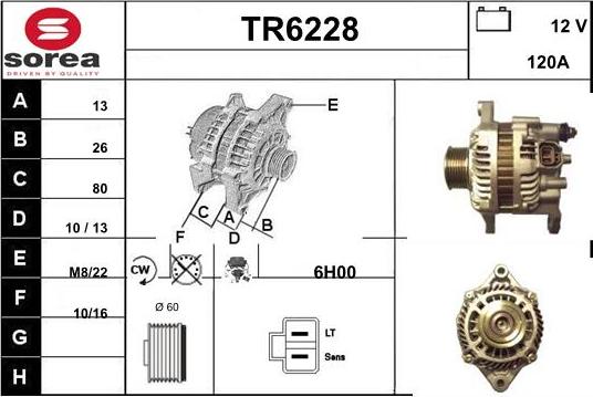 Sera TR6228 - Laturi inparts.fi