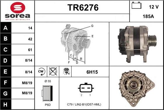 Sera TR6276 - Laturi inparts.fi