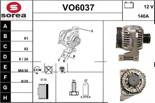 Sera VO6037 - Laturi inparts.fi