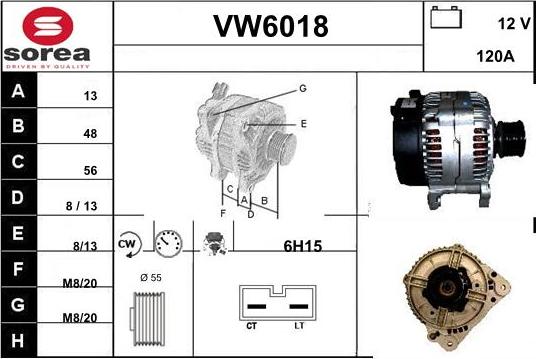 Sera VW6018 - Laturi inparts.fi