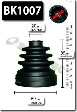 Shaftec BK1007 - Paljekumi, vetoakseli inparts.fi