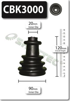 Shaftec CBK3000 - Paljekumi, vetoakseli inparts.fi