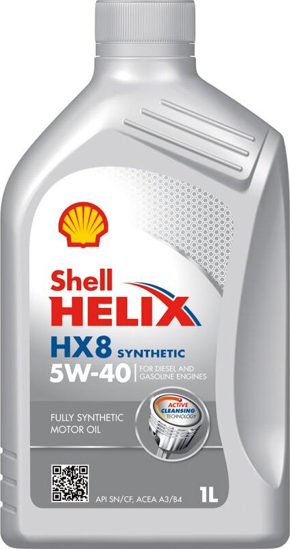 Shell 5W40 HELIX HX8 SYNTHETIC 1L - Moottoriöljy inparts.fi