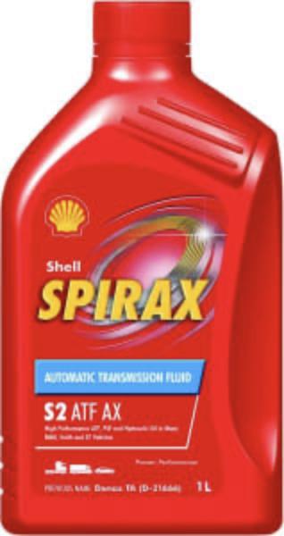 Shell SPIRAX S2 ATF AX 1L - Ohjaustehostinöljy inparts.fi