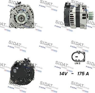 Sidat A12BH0974 - Laturi inparts.fi