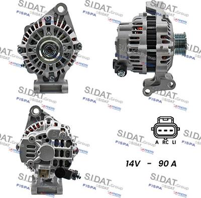 Sidat A12MH0158A2 - Laturi inparts.fi