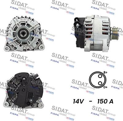 Sidat A12VA0076A2 - Laturi inparts.fi