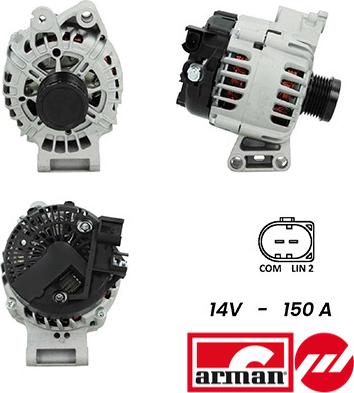 Sidat A12VA1094AS - Laturi inparts.fi