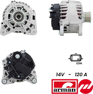 Sidat A12VA1031AS - Laturi inparts.fi