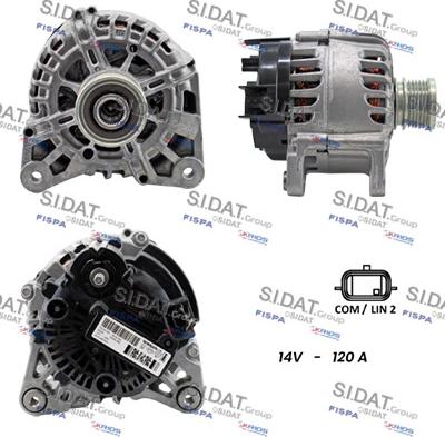 Sidat A12VA1245 - Laturi inparts.fi