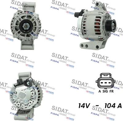 Sidat A12VS0060 - Laturi inparts.fi