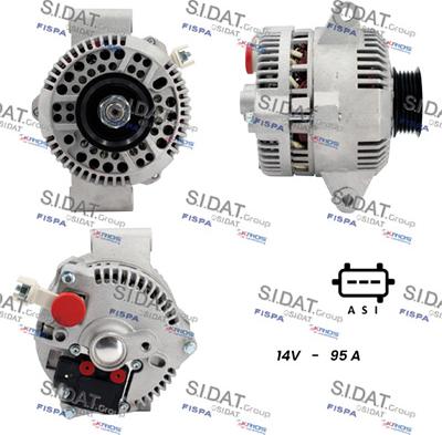 Sidat A12VS1274A2 - Laturi inparts.fi