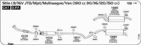 Sigam 035032 - Tiivisterengas, pakoputki inparts.fi