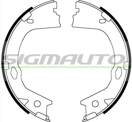 SIGMAUTO SFA899 - Jarrukenkäsarja, seisontajarru inparts.fi