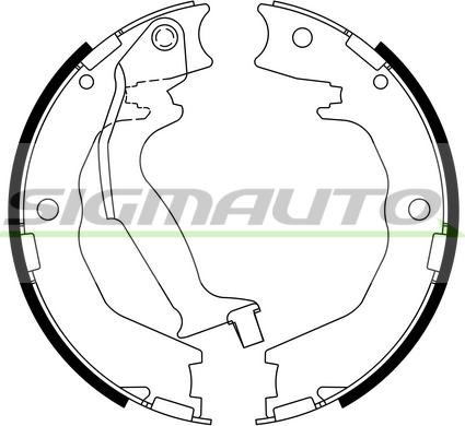 SIGMAUTO SFA768 - Jarrukenkäsarja, seisontajarru inparts.fi