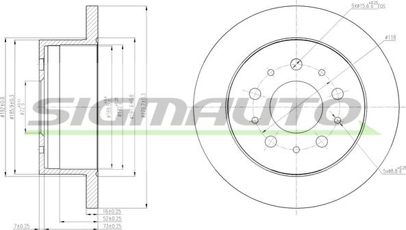 SIGMAUTO DBB653S - Jarrulevy inparts.fi